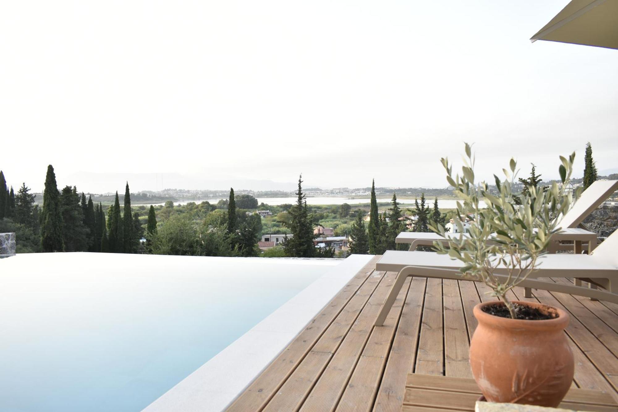 Corfu View Deluxe Vila Pérama Exterior foto