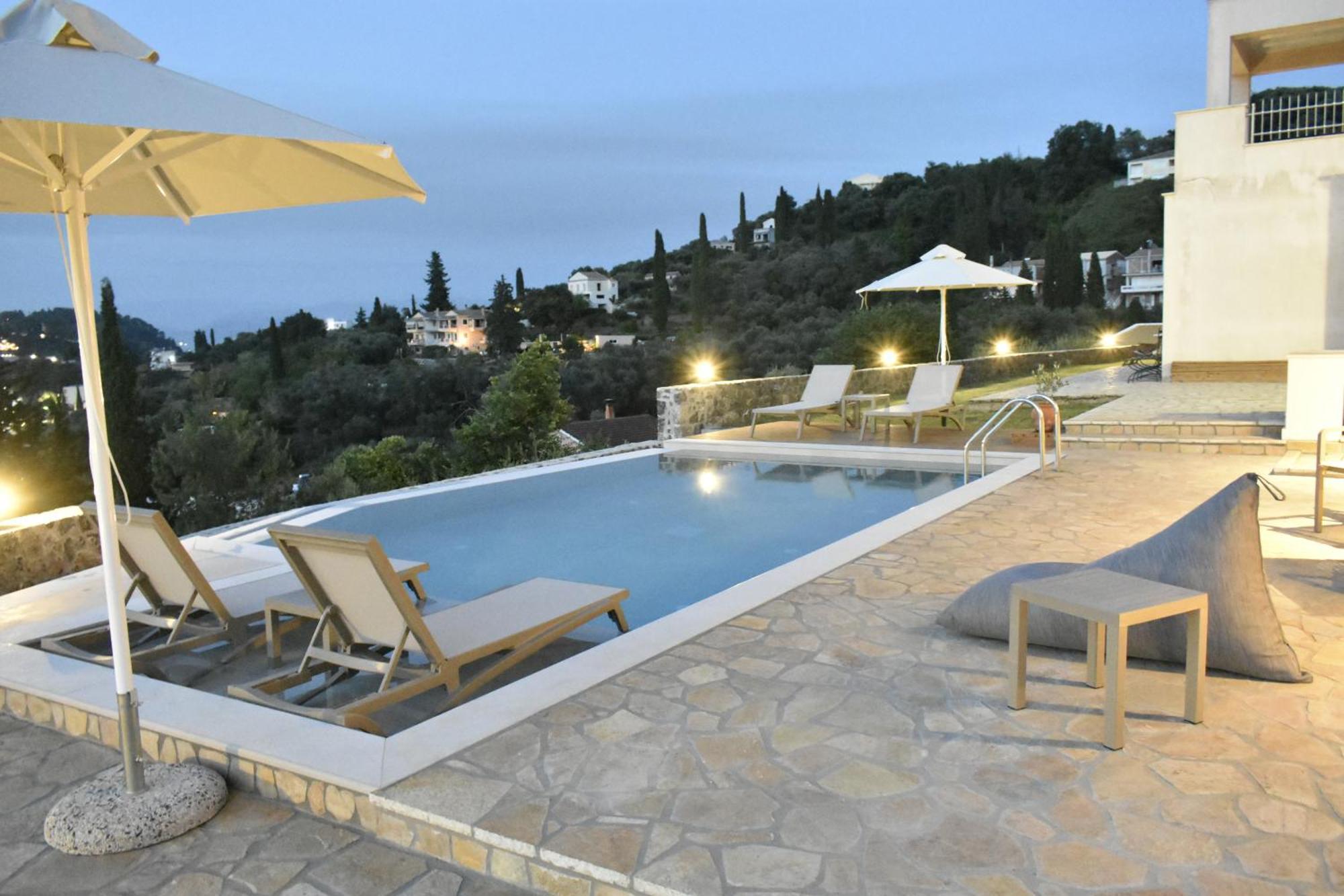 Corfu View Deluxe Vila Pérama Exterior foto